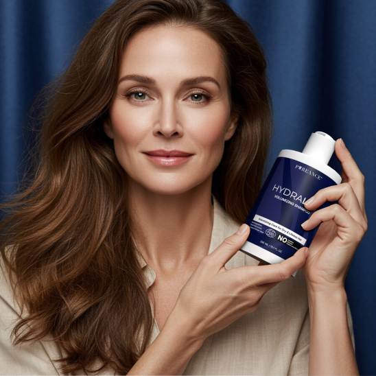 Woman with product
